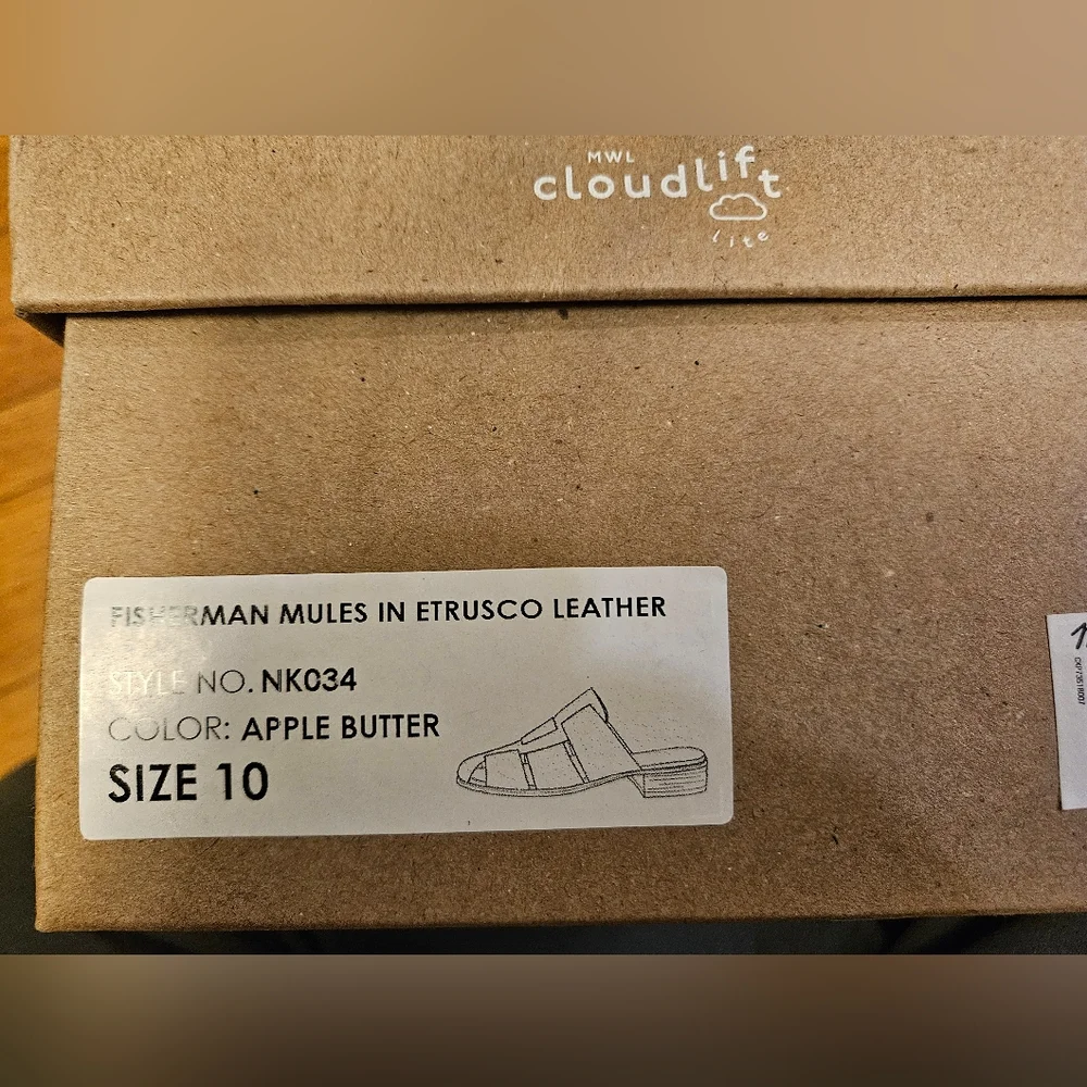 Madewell The Dixson Fisherman Mule Size 10 New In Box - Picture 6 of 8